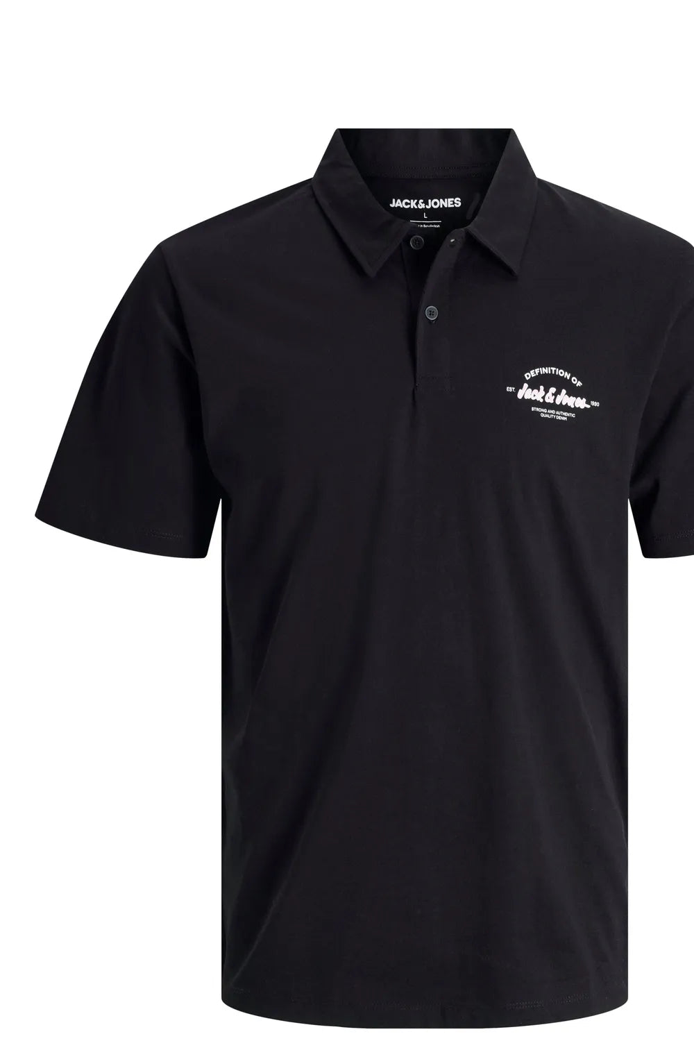 Jack&Jones Erkek Siyah Polo Yaka Tişört 12288118