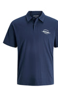 Jack&Jones Erkek Koyu Lacivert Polo Yaka Tişört 12288118