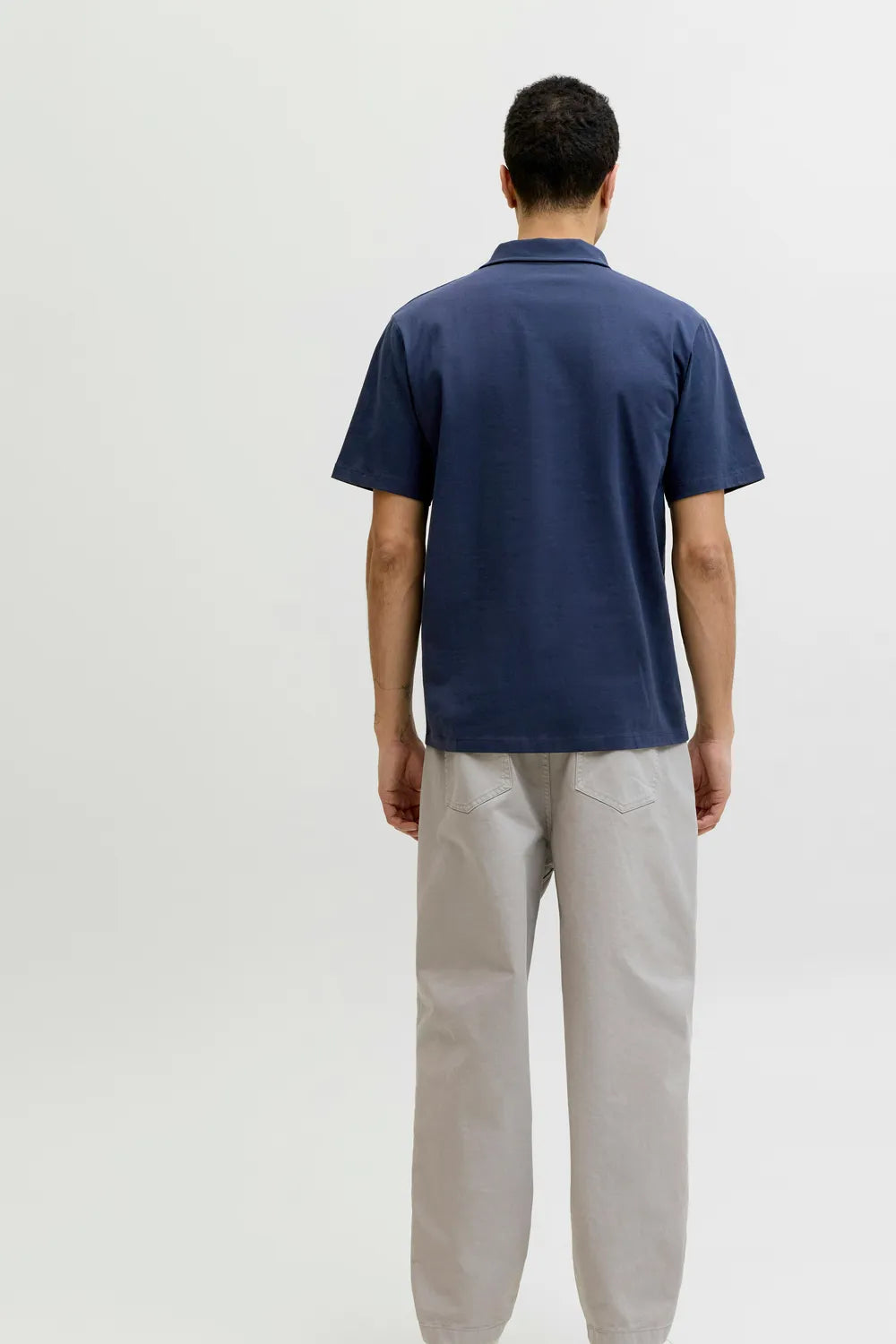 Jack&Jones Erkek Koyu Lacivert Polo Yaka Tişört 12288118