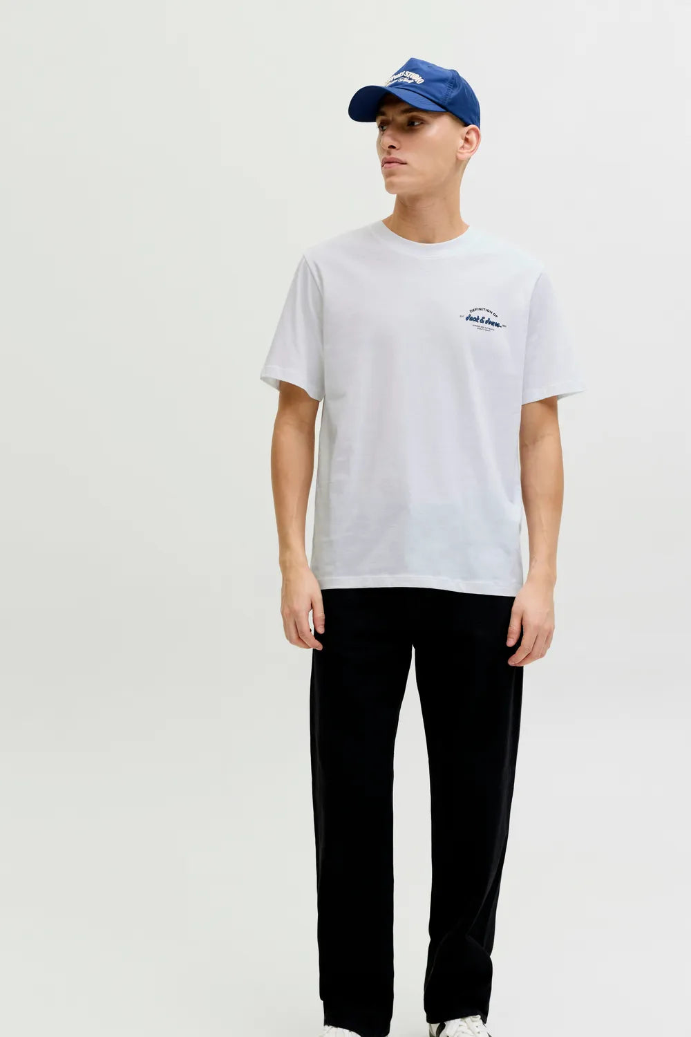 Jack&Jones Erkek Beyaz Tişört 12288113
