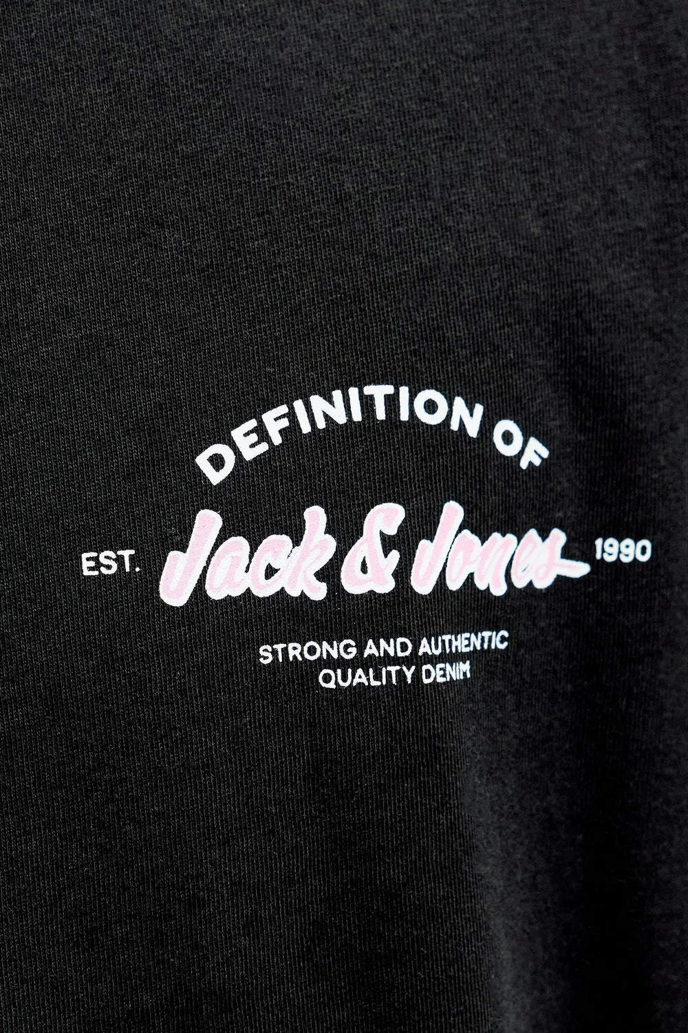Jack&Jones Erkek Siyah Tişört 12288113