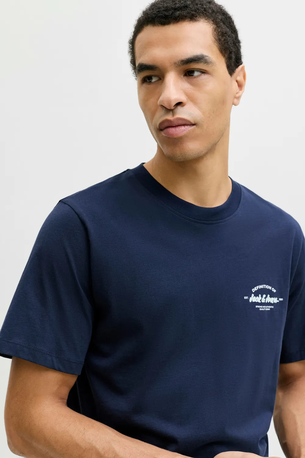 Jack&Jones Erkek Koyu Lacivert Tişört 12288113