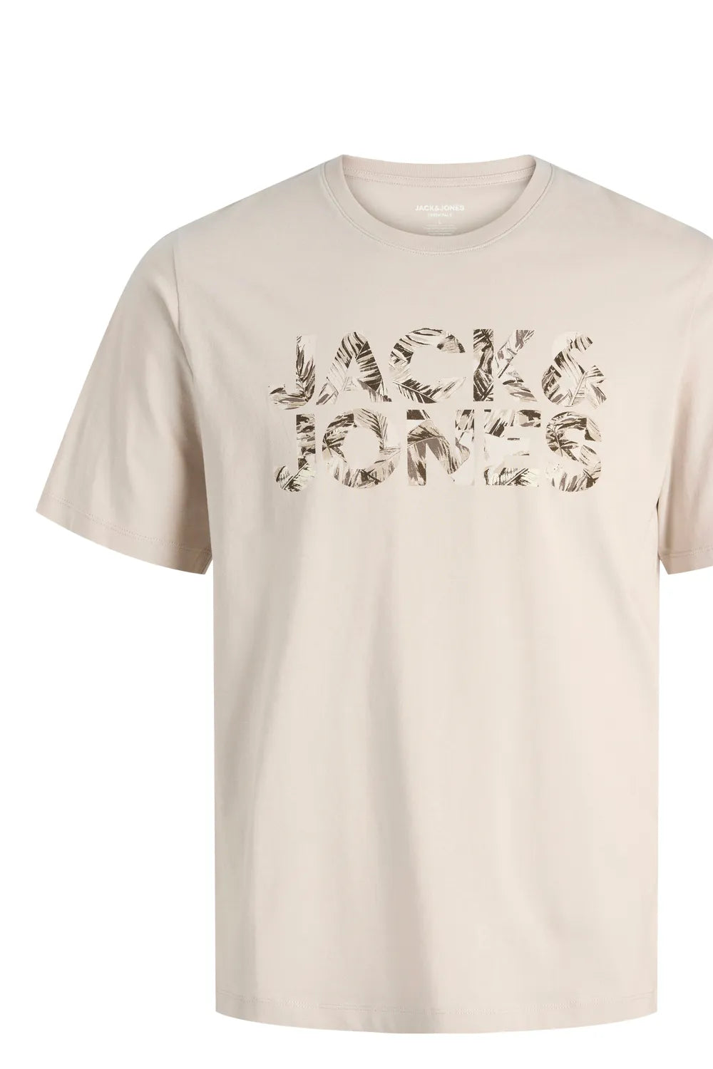 Jack&Jones Erkek Bej Tişört 12288536