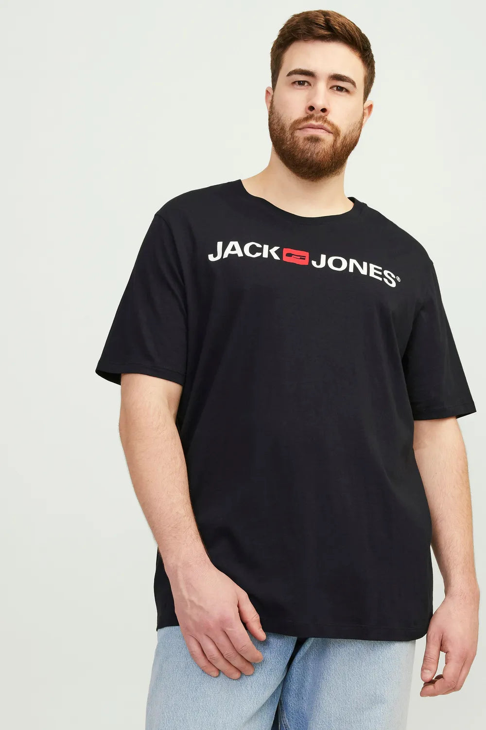 Jack & Jones Erkek SİYAH TİŞÖRT 12184987