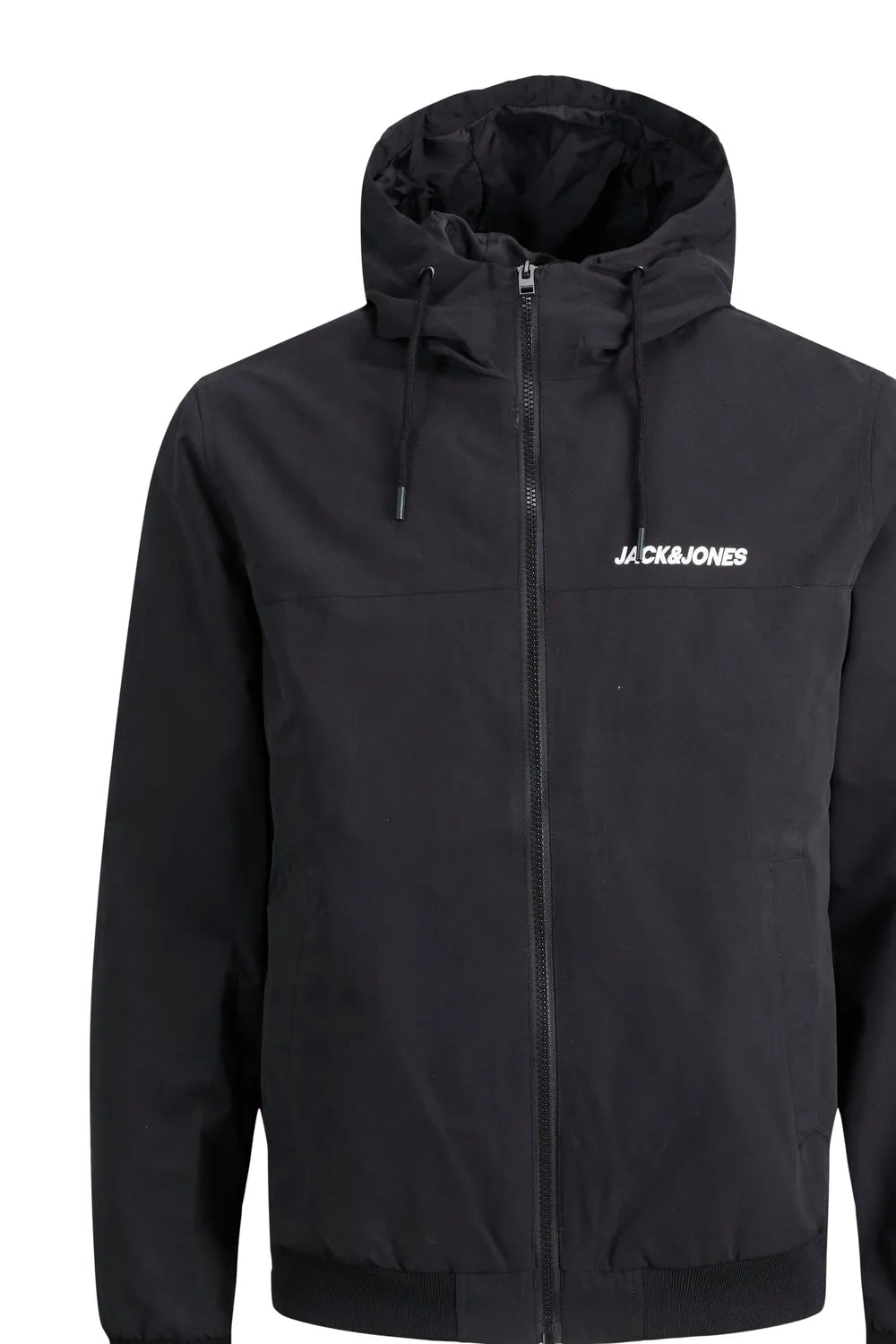 JACK JONES Erkek Siyah Kapüşonlu Mont 12200208