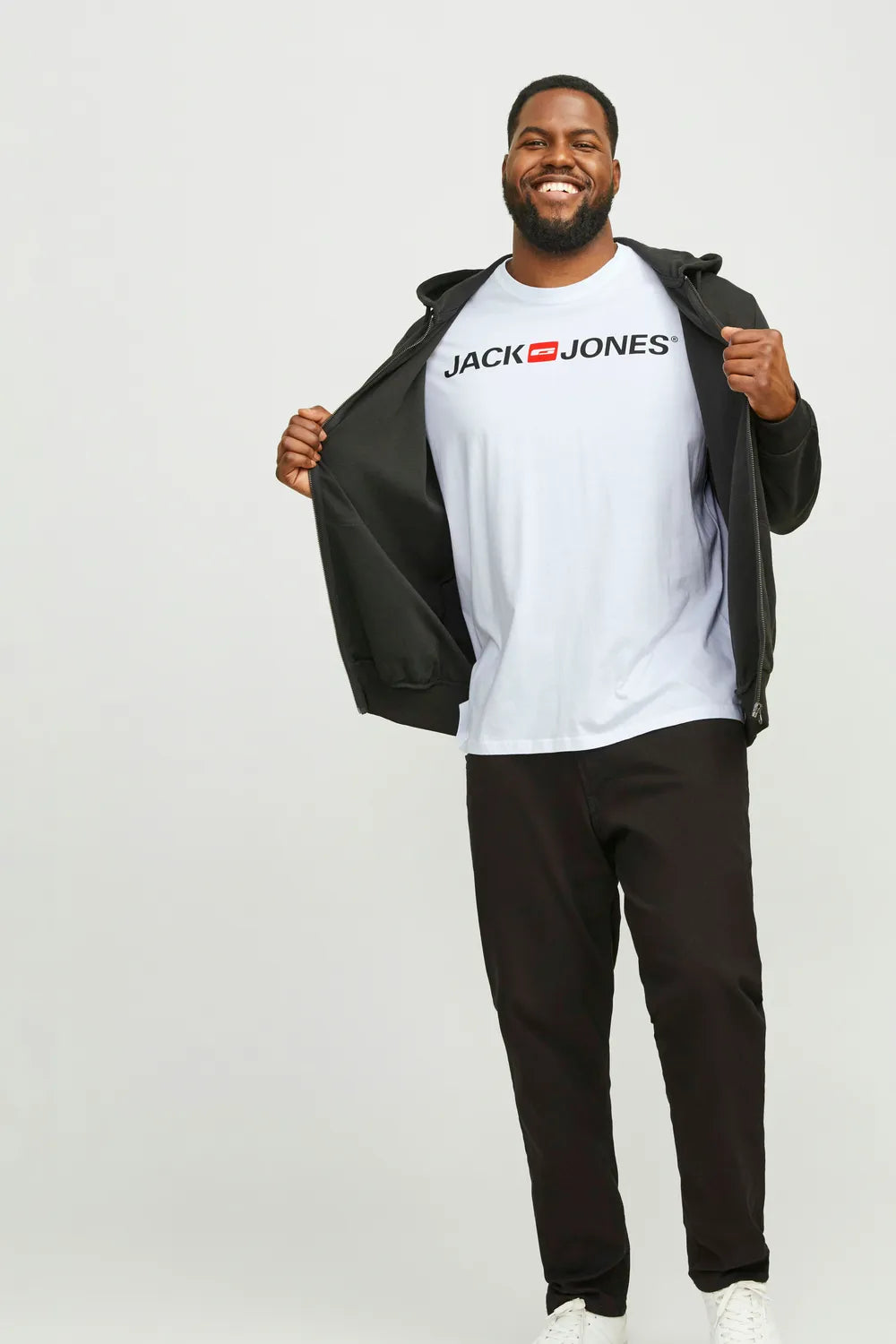 Jack & Jones Erkek BEYAZ TİŞÖRT 12184987