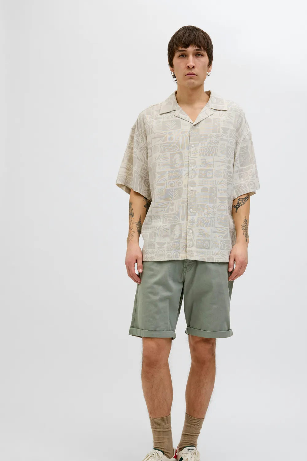 JACK JONES Erkek Haki Short 12165892