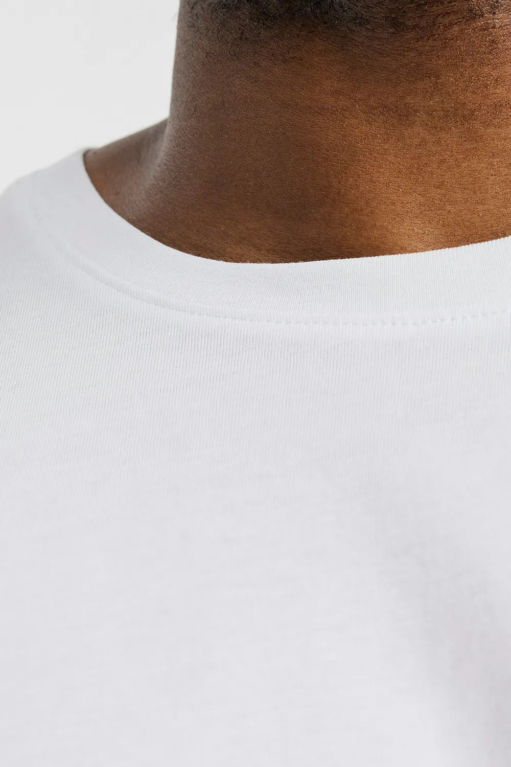 Jack & Jones Erkek BEYAZ TİŞÖRT 12158505