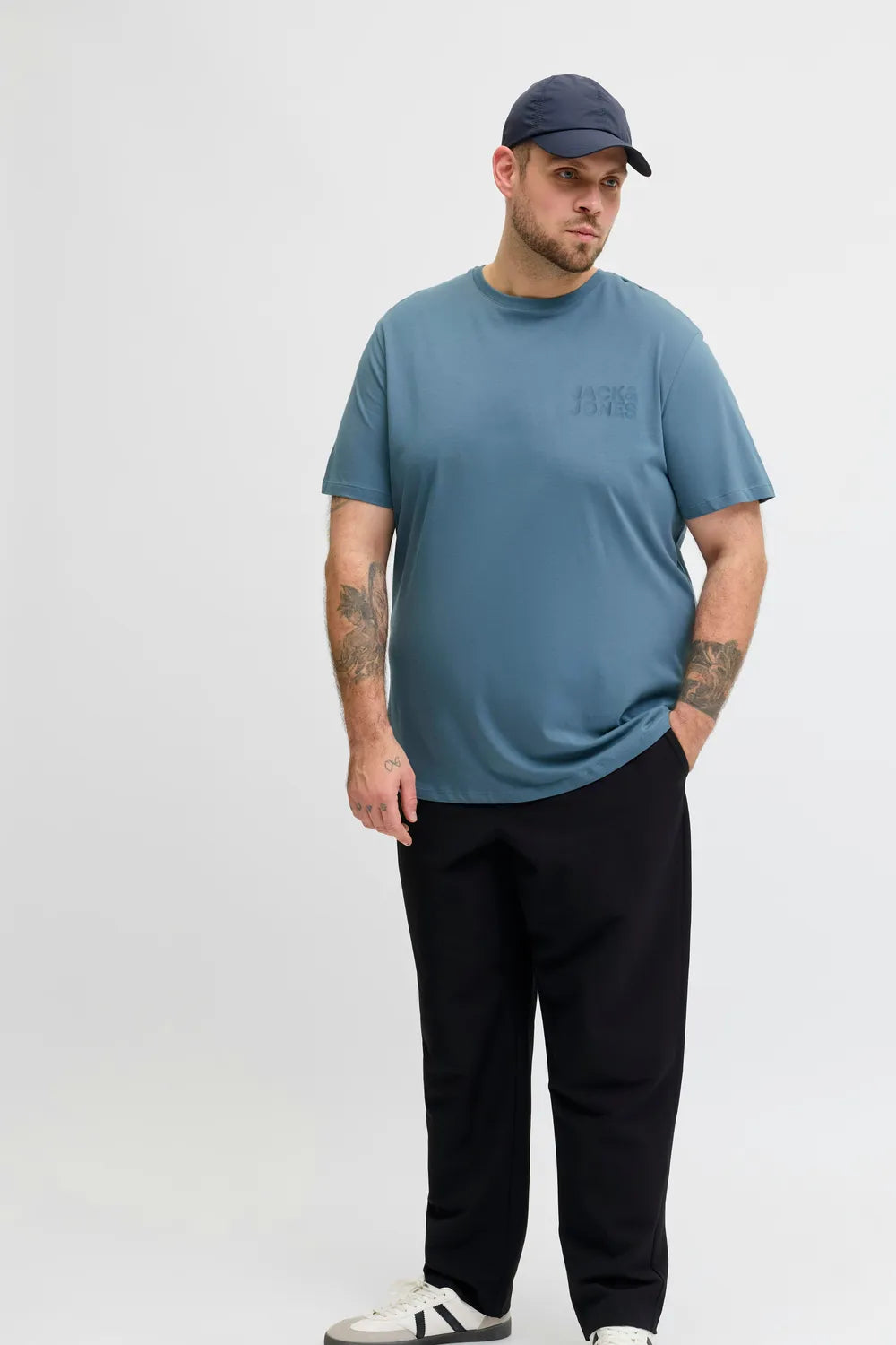 Jack&Jones Erkek MAVİ TİŞÖRT 12158505