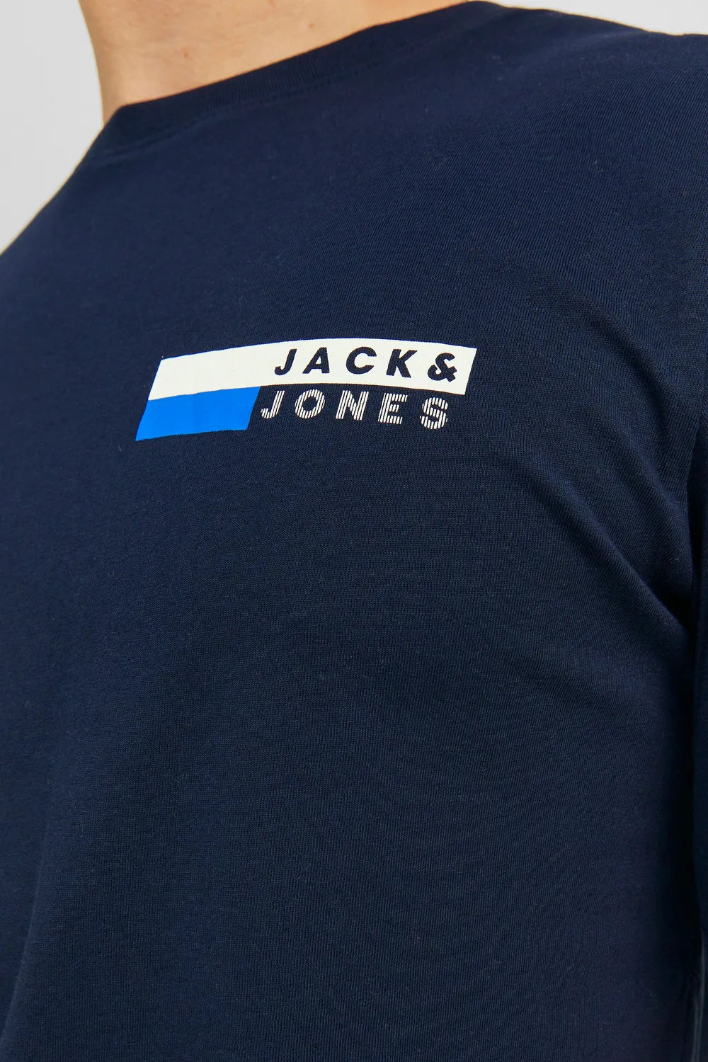 Jack&Jones Erkek Koyu Lacivert Tişört 12233999