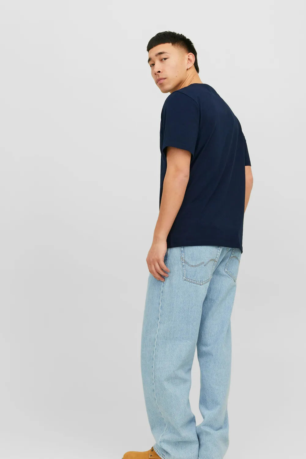 Jack&Jones Erkek Koyu Lacivert Tişört 12233999