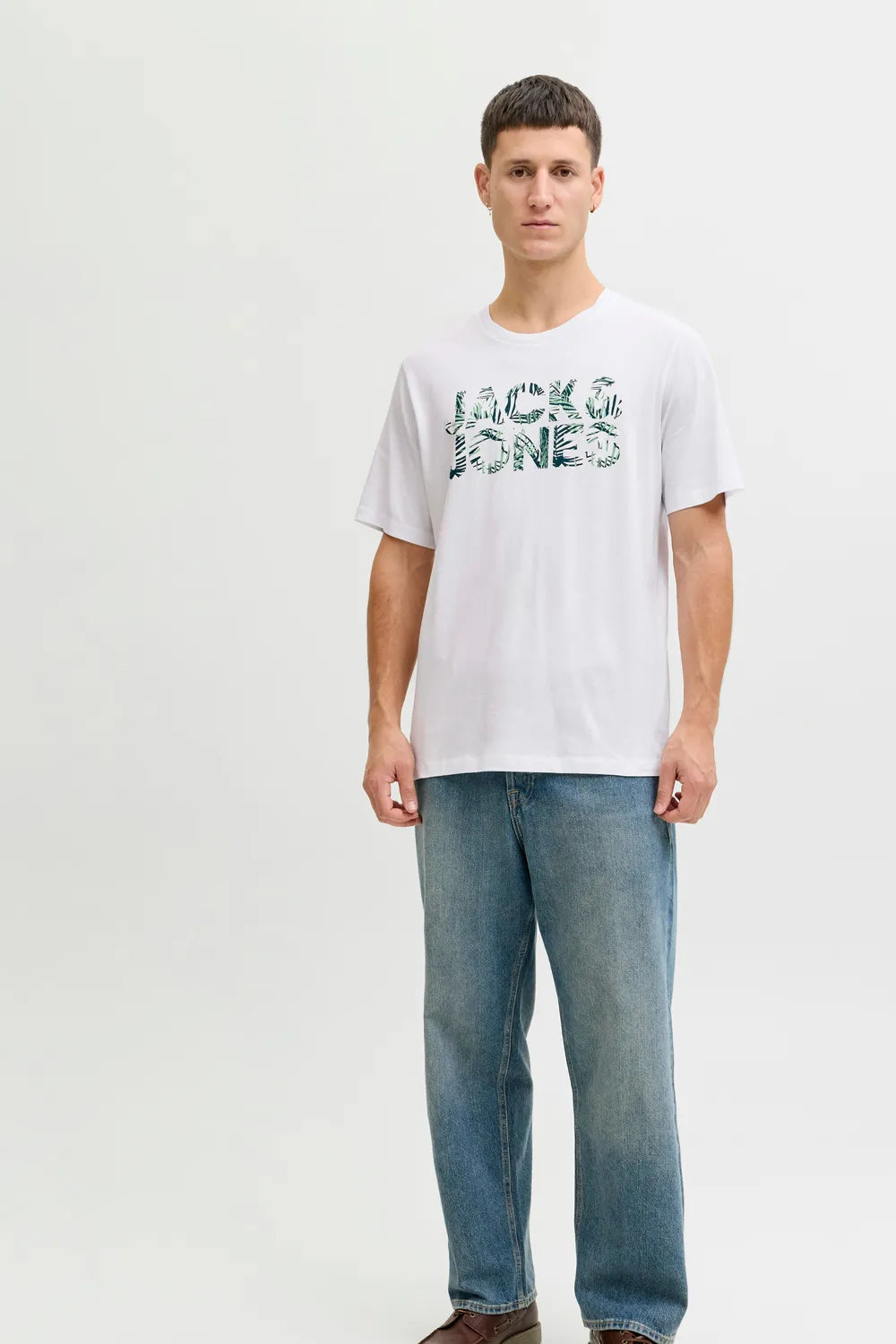 Jack&Jones Essentials Erkek Beyaz Tişört 12288536