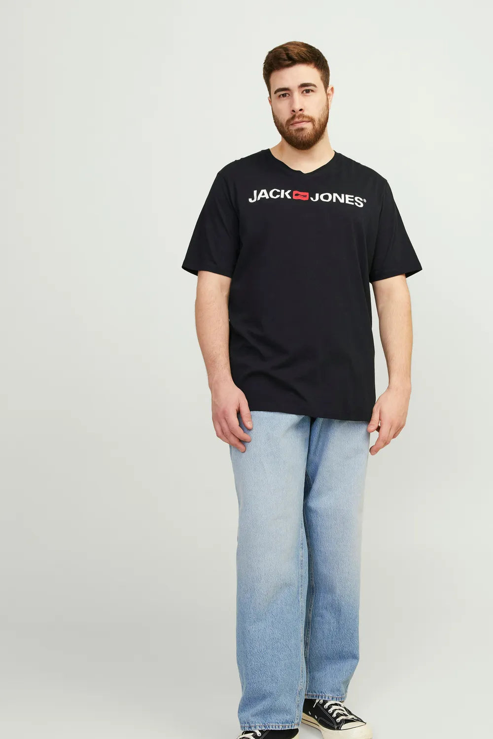 Jack & Jones Erkek SİYAH TİŞÖRT 12184987
