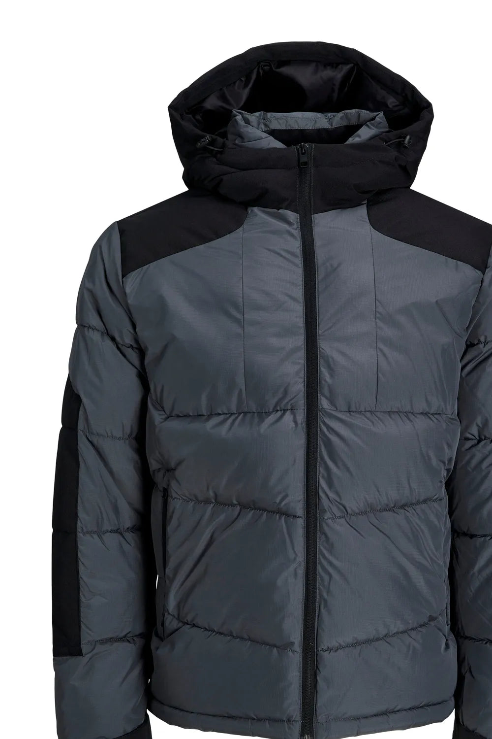 Jack Jones Erkek  Şişme Puffer Gri Mont  12239001G