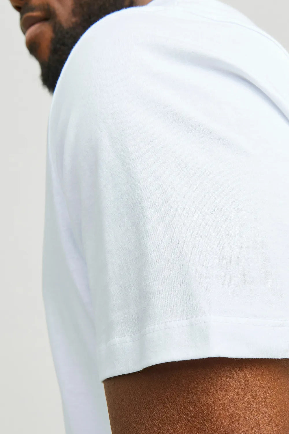 Jack & Jones Erkek BEYAZ TİŞÖRT 12184987