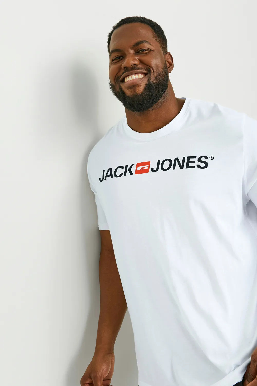 Jack & Jones Erkek BEYAZ TİŞÖRT 12184987