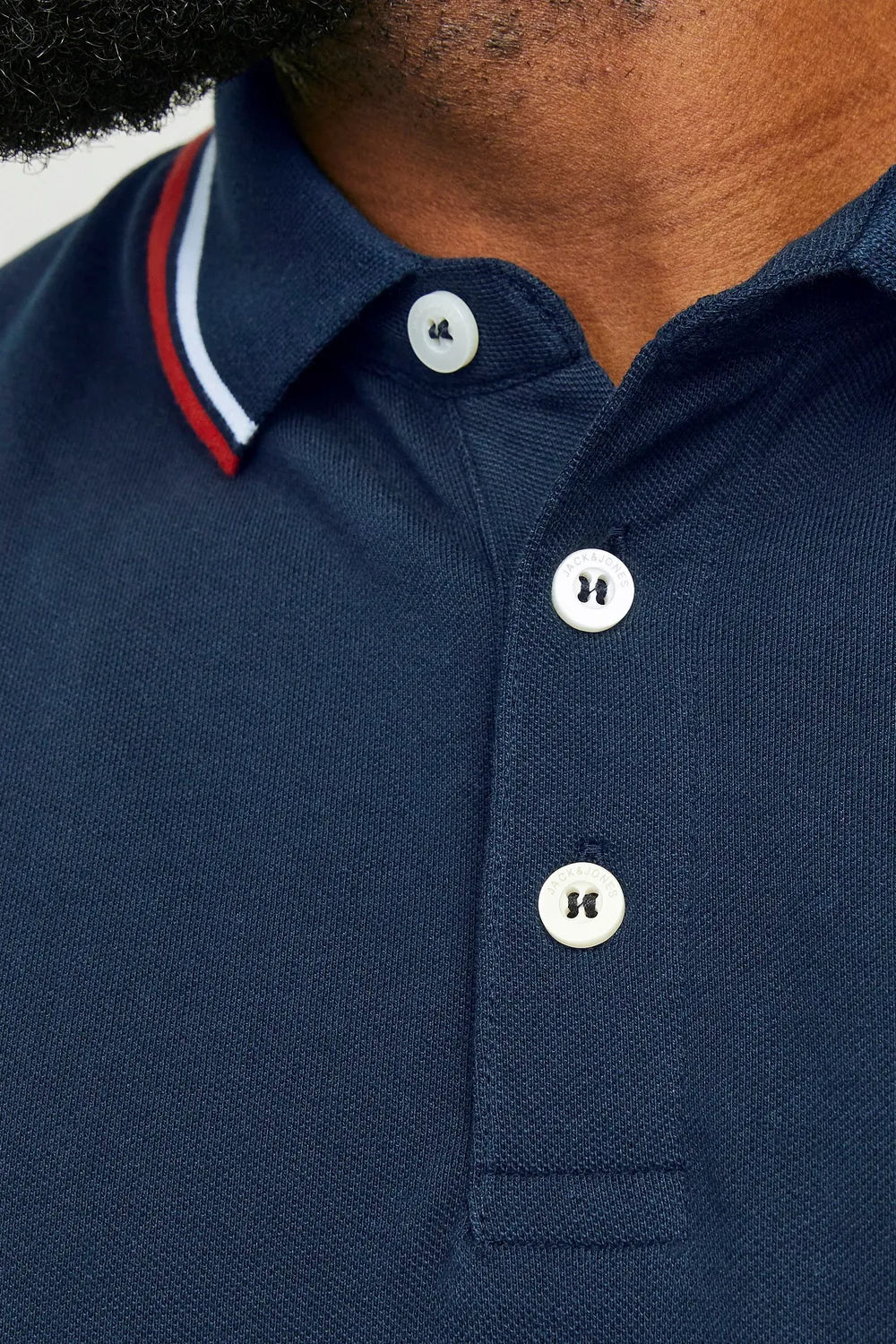 JACK JONES Erkek Lacivert Polo Tişört 12143859