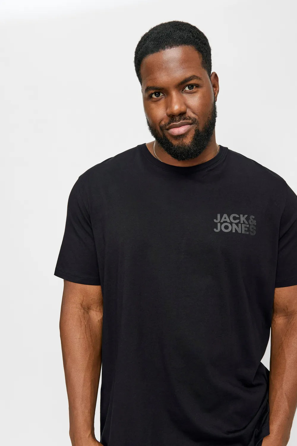 Jack & Jones Erkek SİYAH TİŞÖRT 12158505
