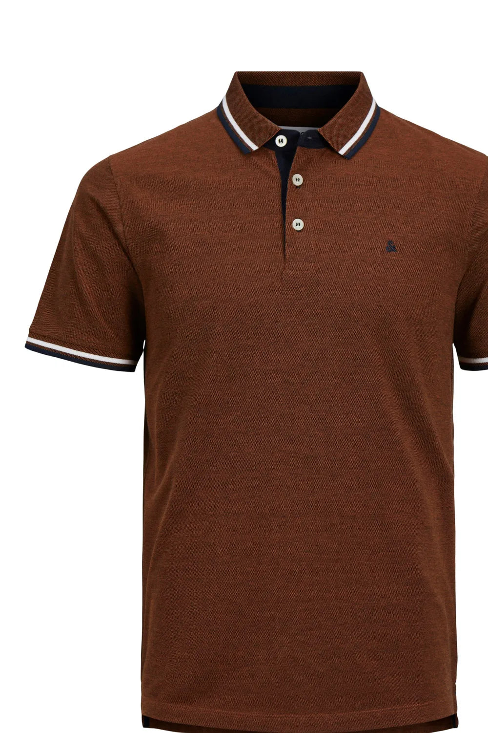 JACK JONES Erkek Kahverengi Polo Tişört 12143859