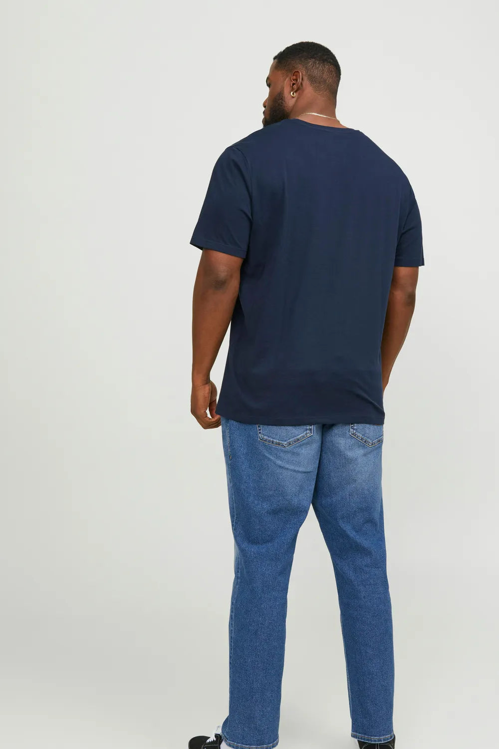 Jack & Jones Erkek KOYU LACİVERT TİŞÖRT 12184987