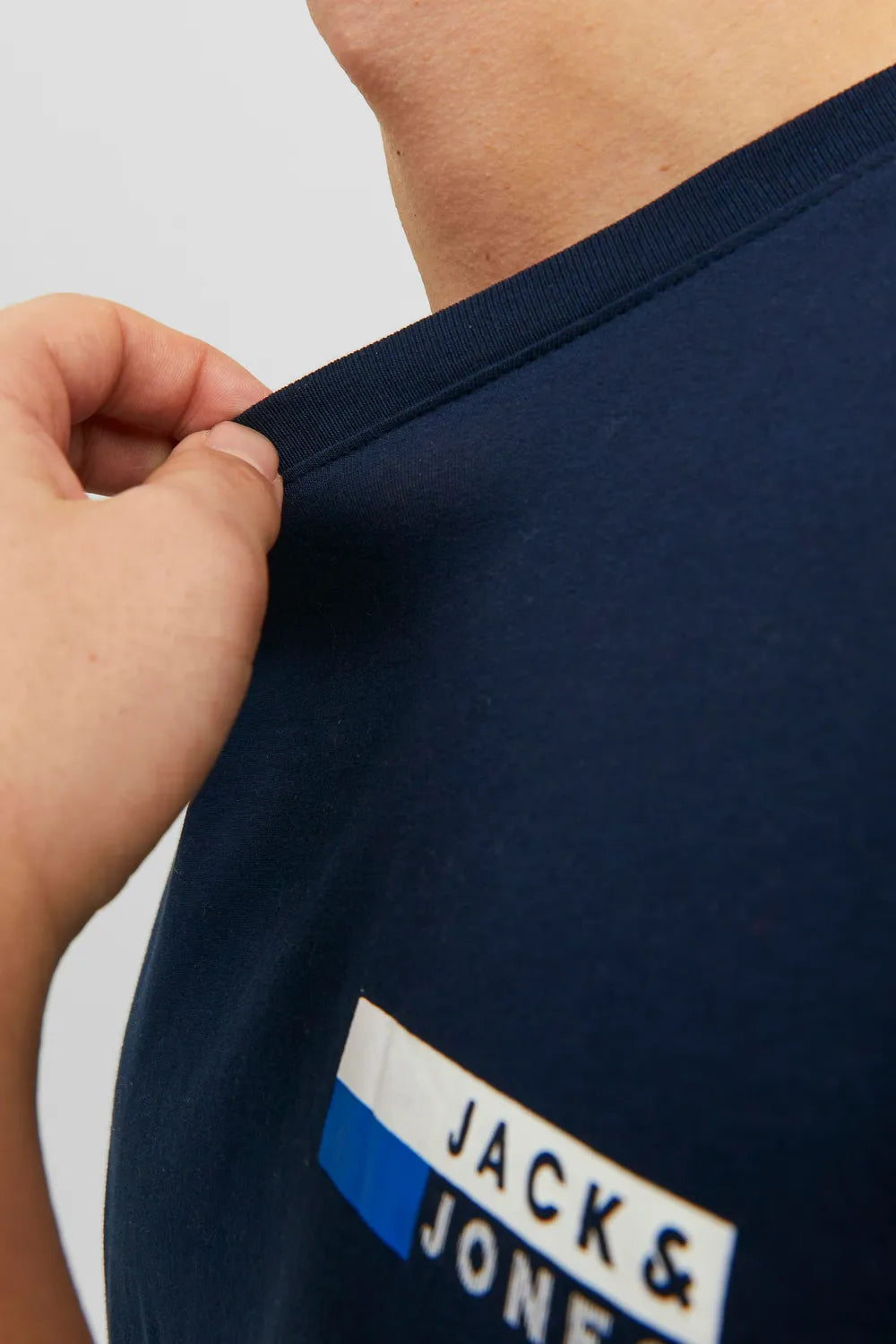 Jack&Jones Erkek Koyu Lacivert Tişört 12233999