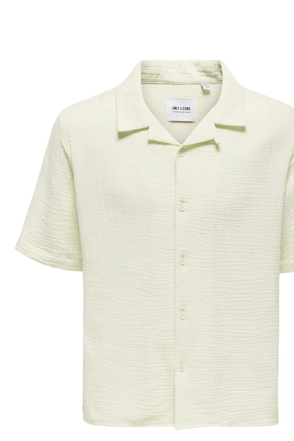 SHIRT - WITH SLEEVES MALE WOV CO100