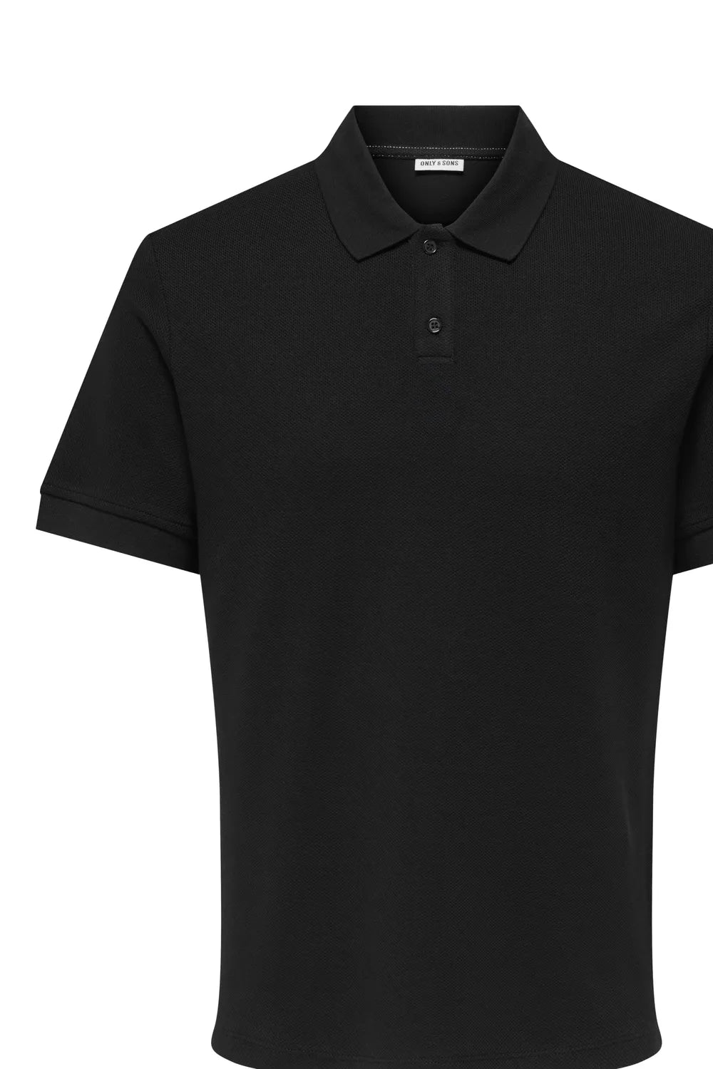 ONLY & SONS Erkek Siyah Polo Tişört 22035825