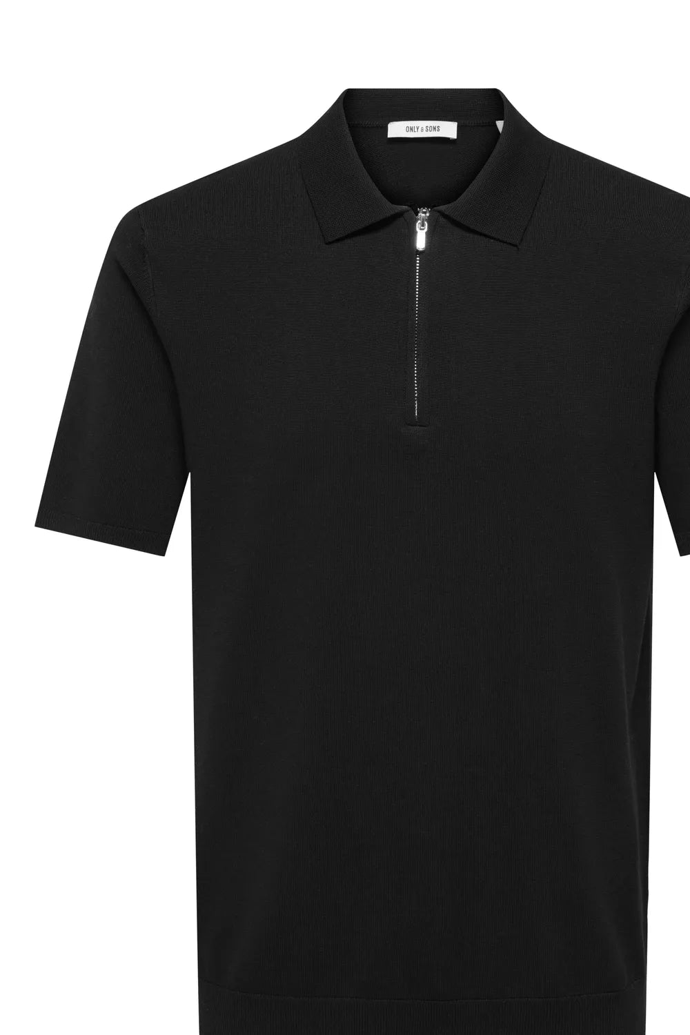 ONLY & SONS Erkek Siyah Polo Yaka Tişört 22028606