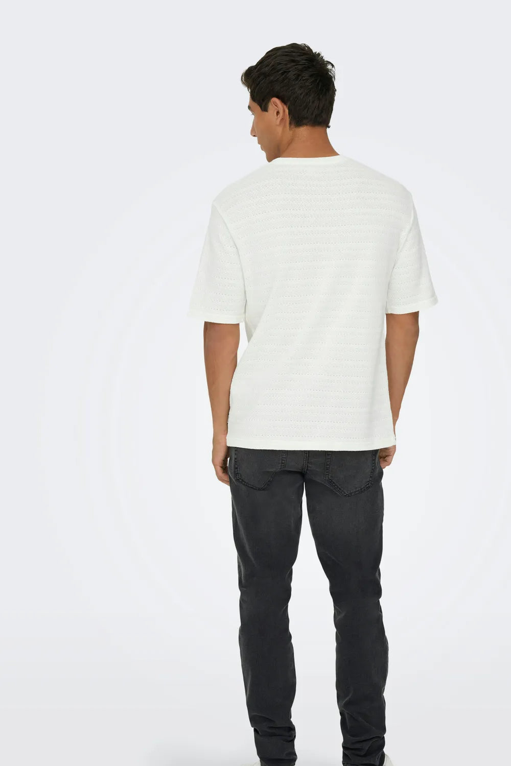 ONLY & SONS Erkek Bulut Beyazı Kazak 22031761