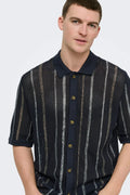 ONLY & SONS Erkken Koyu Mavi Tişört 22036174