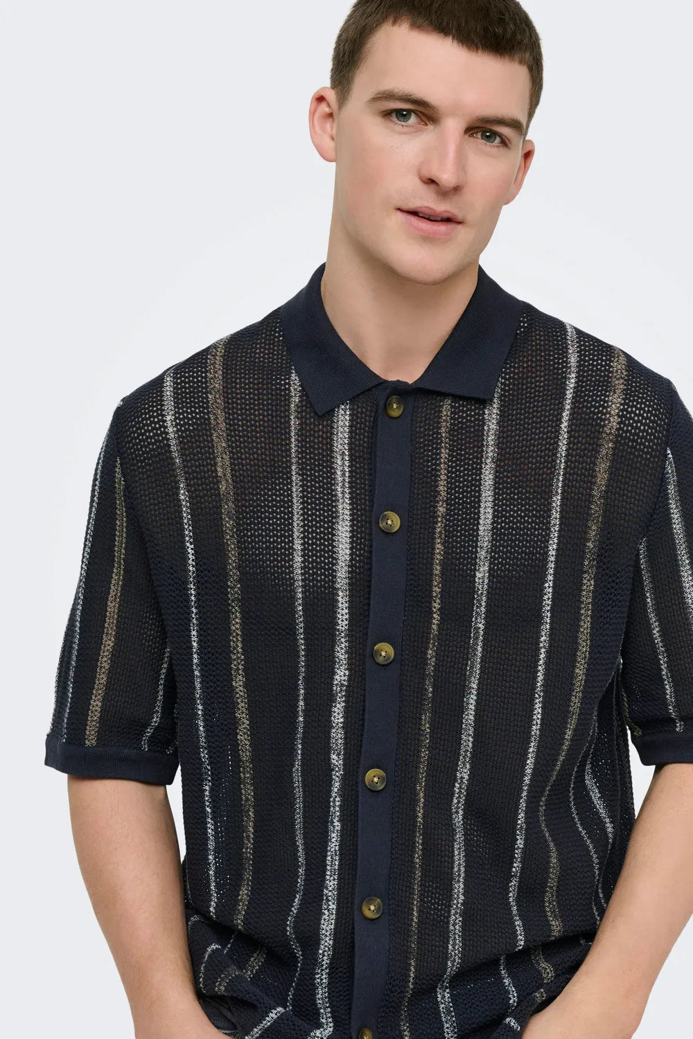 ONLY & SONS Erkken Koyu Mavi Tişört 22036174