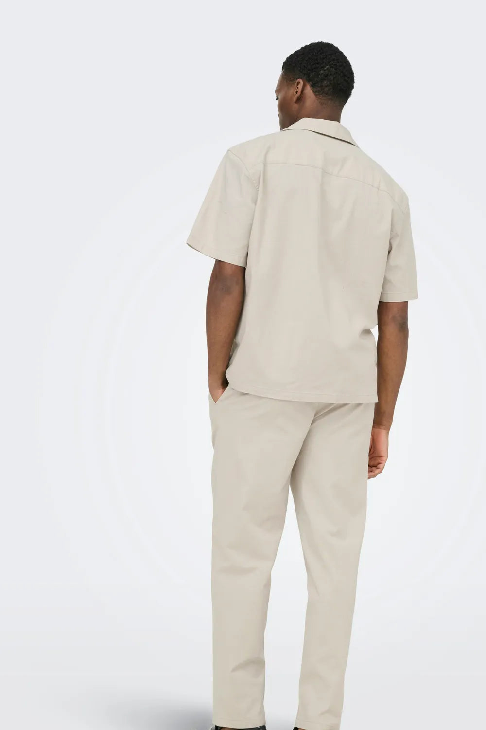 ONLY & SONS Erkek Açık Gümüş Gri Pantolon 22036359