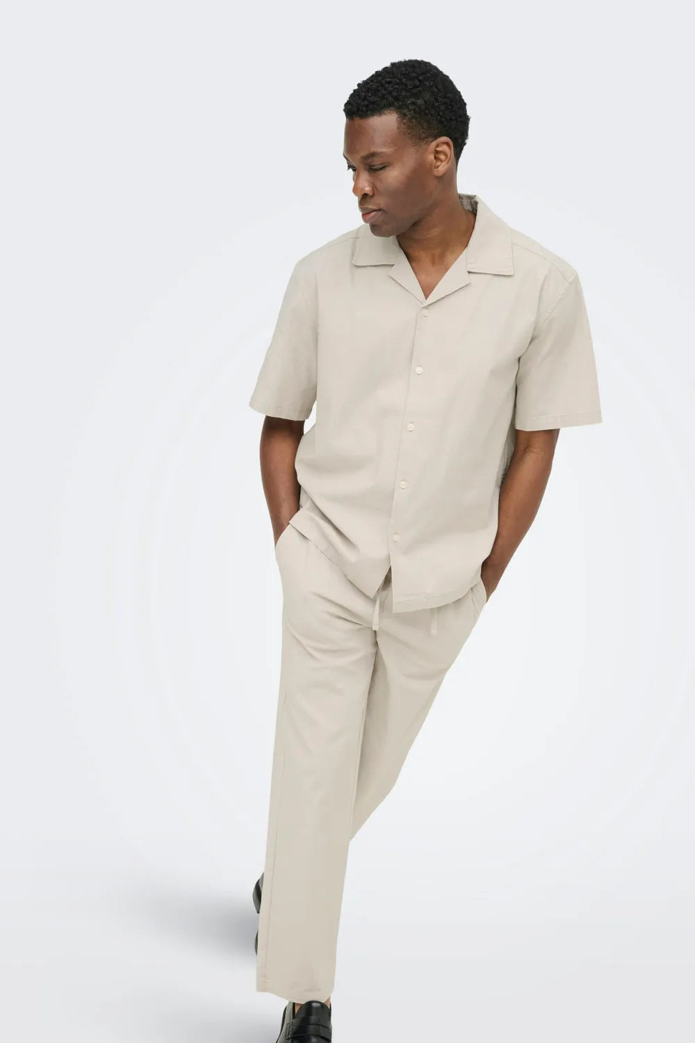ONLY & SONS Erkek Açık Gümüş Gri Pantolon 22036359