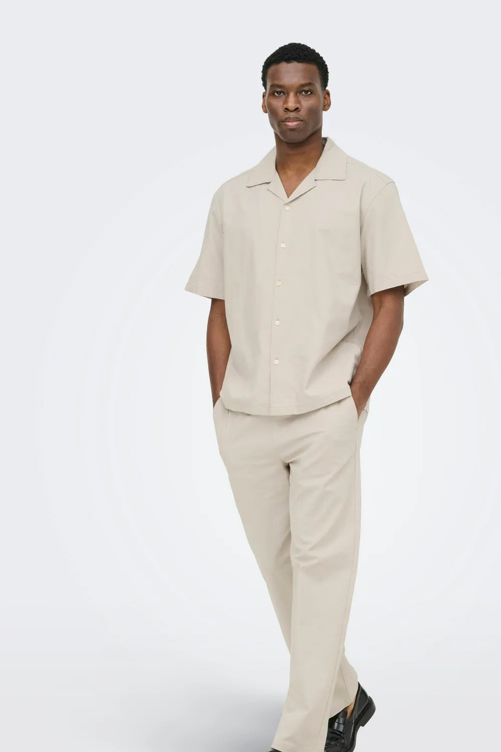 ONLY & SONS Erkek Açık Gümüş Gri Pantolon 22036359