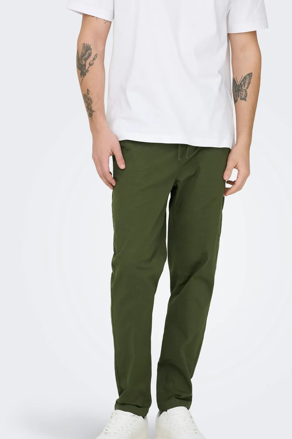 ONLY & SONS Erkek Yeşil Pantolon 22036359