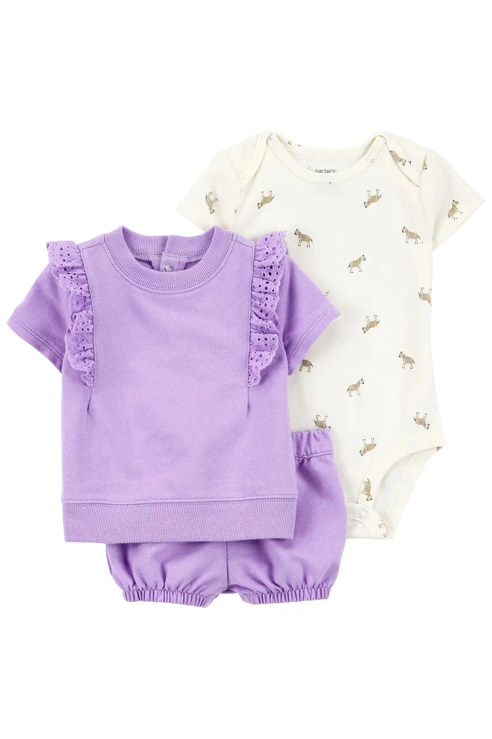 Kız Çocuk Mor Alt Üst Set 1S536010