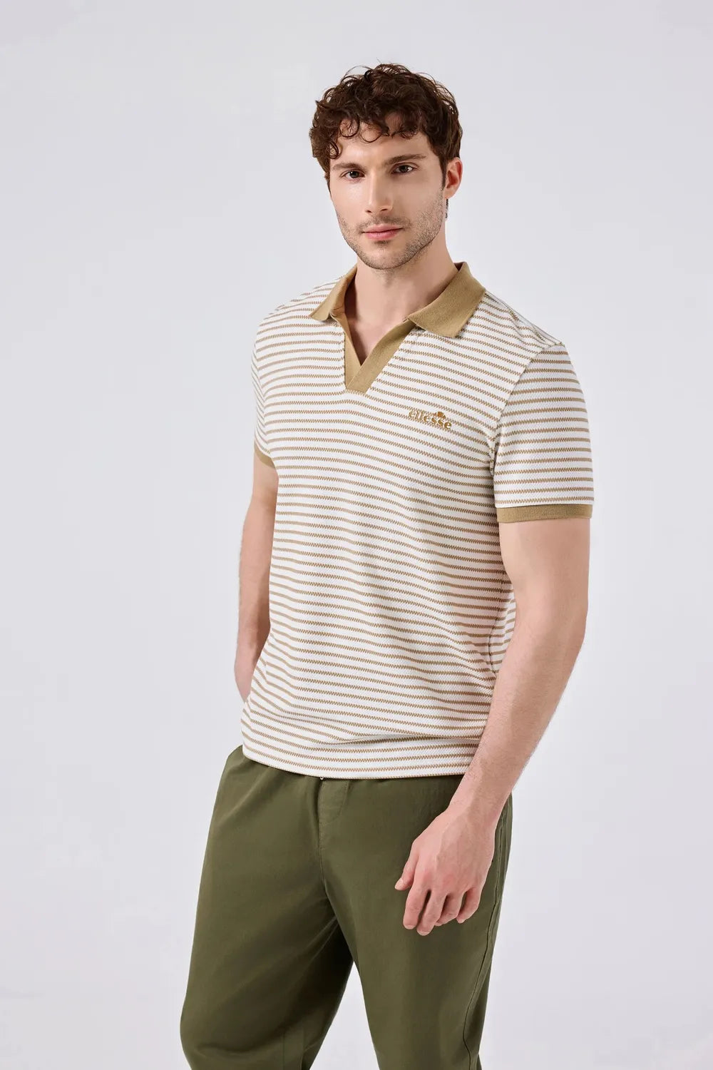 Ellesse Erkek Bej Tişört 6SM5019