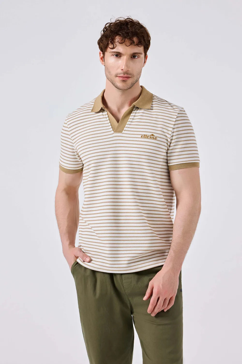 Ellesse Erkek Bej Tişört 6SM5019