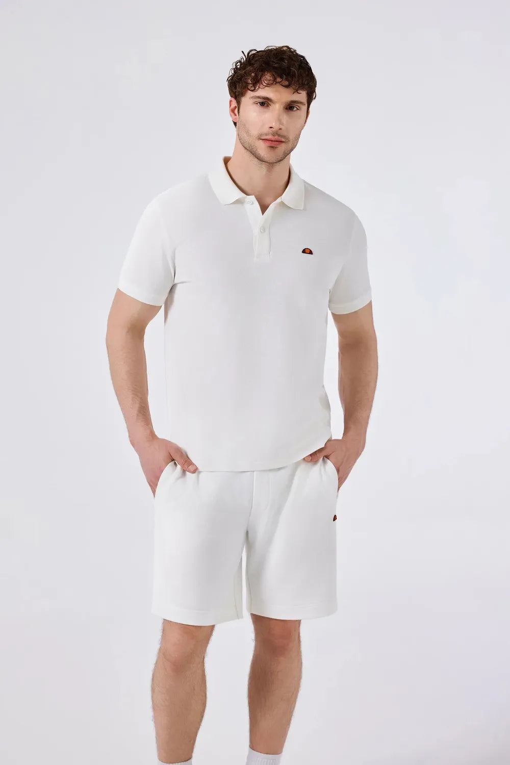 Ellesse Erkek Off White Tişört 6SM5044