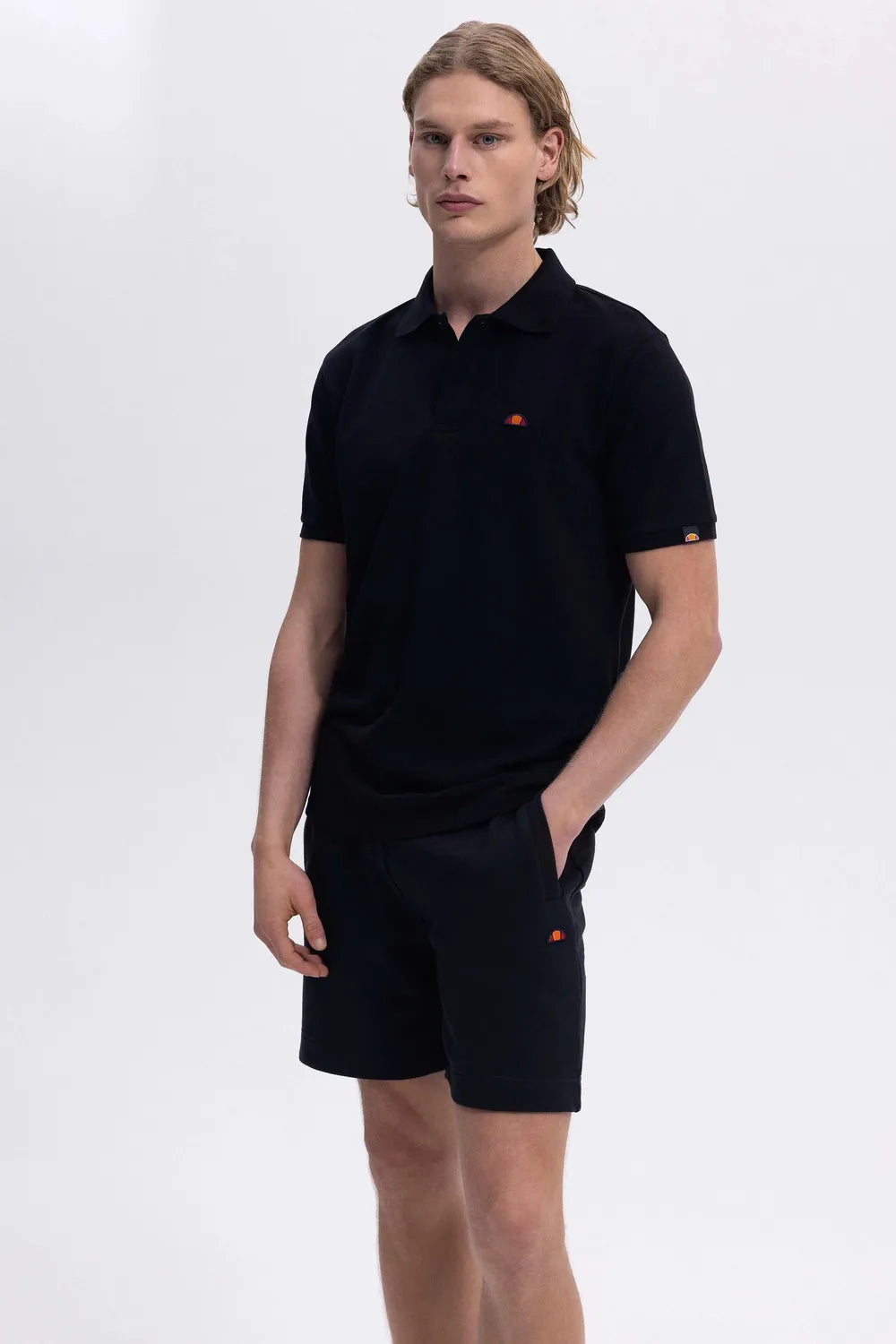 ELLESSE Erkek Siyah Polo Tişört EM460