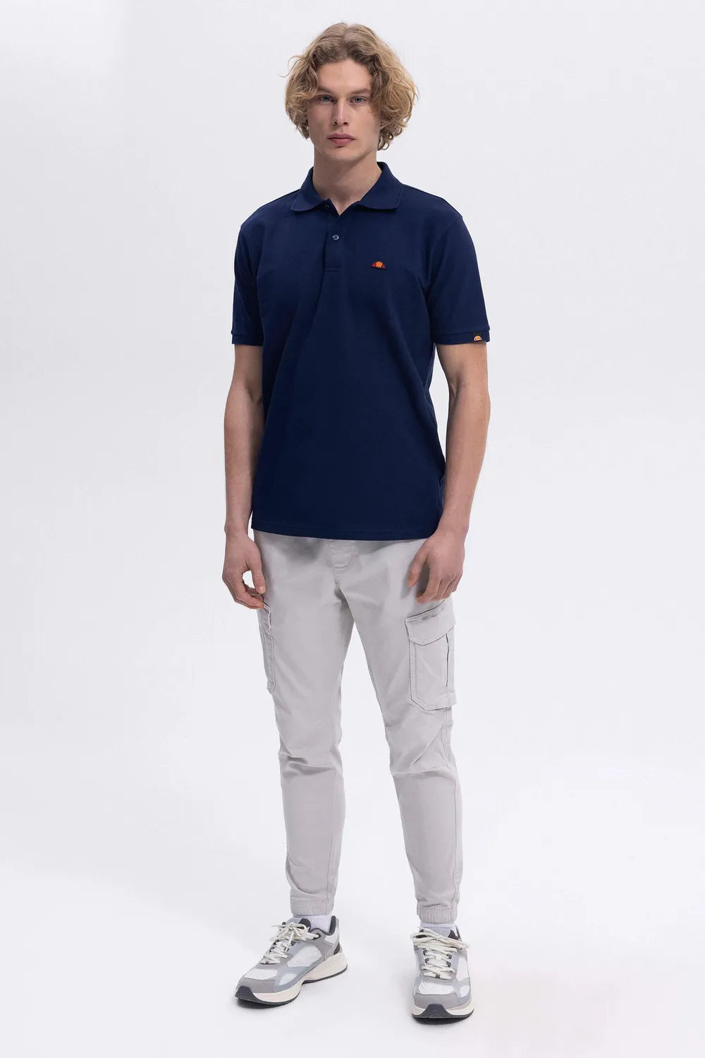ELLESSE Erkek Lacivert Polo Tişört EM460