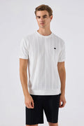 Ellesse Erkek Off White Tişört 6SM5057