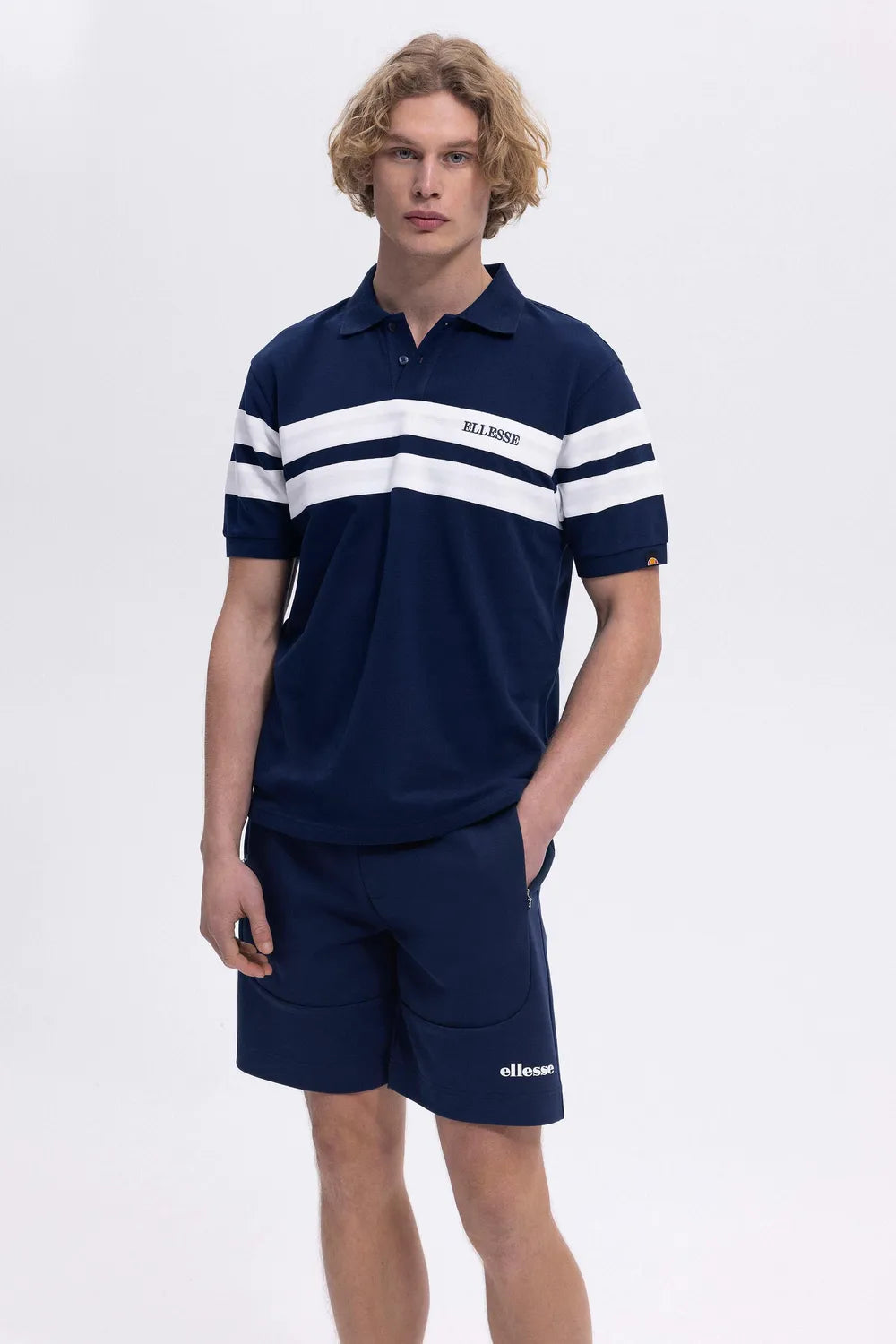 Ellesse Erkek Lacivert Polo Tişört EM396
