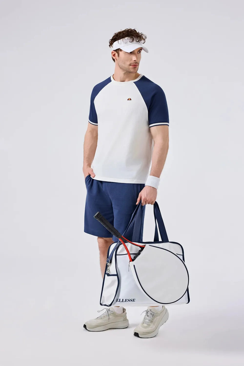 Ellesse Erkek Off White Tişört 6SM5013