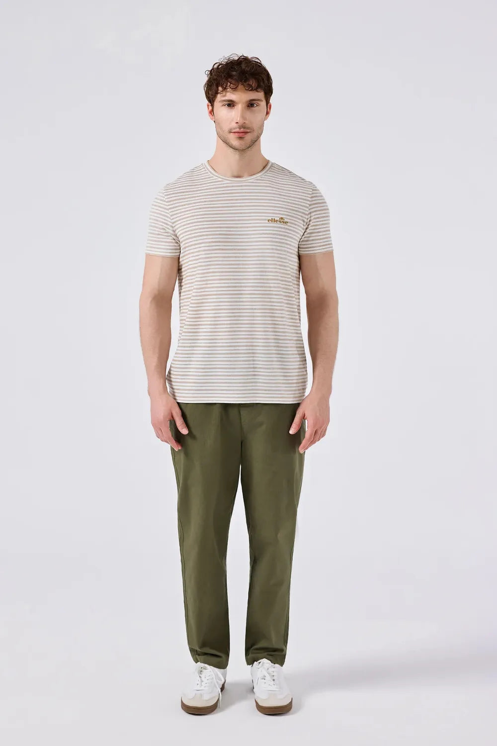 Ellesse Erkek Bej Tişört 6SM5021