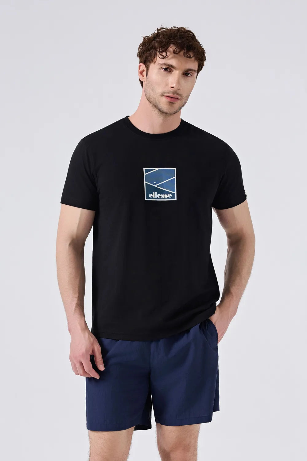 Ellesse Erkek Siyah Tişört 6SM5025