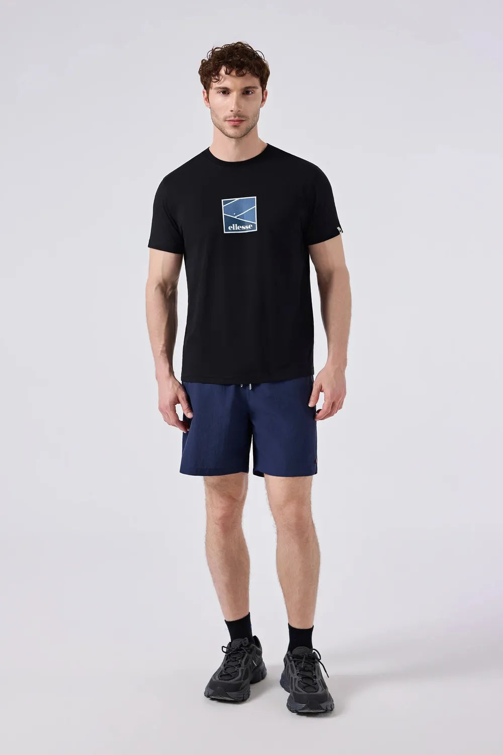 Ellesse Erkek Siyah Tişört 6SM5025