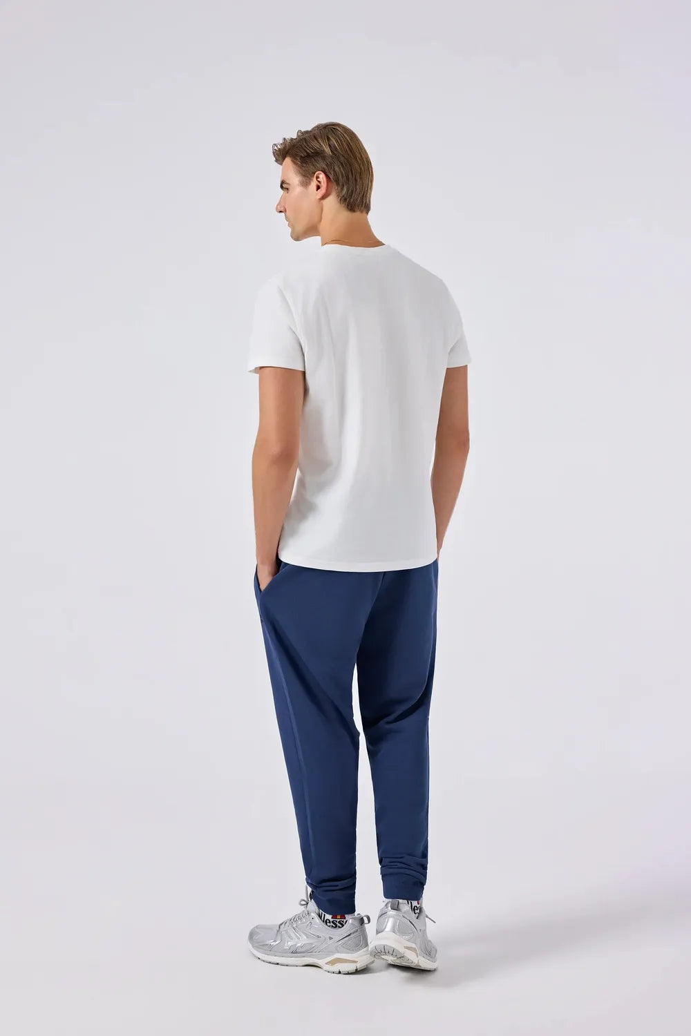 Ellesse Erkek Off White Tişört 6SM5017