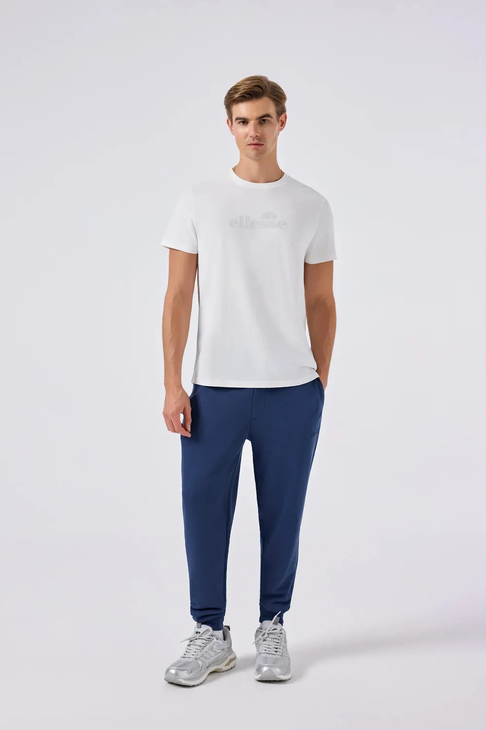 Ellesse Erkek Off White Tişört 6SM5017