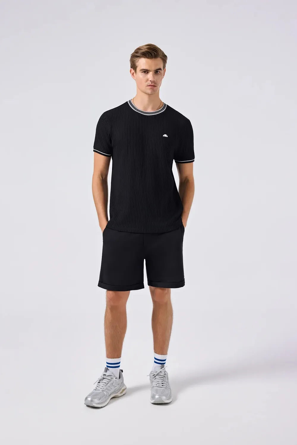 Ellesse Erkek Siyah Tişört 6SM5046